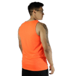 Regata masculina tradicional tecido cacharrel laranja - Imagem 2