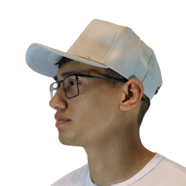 Boné americano cinza claro