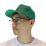 Boné americano verde