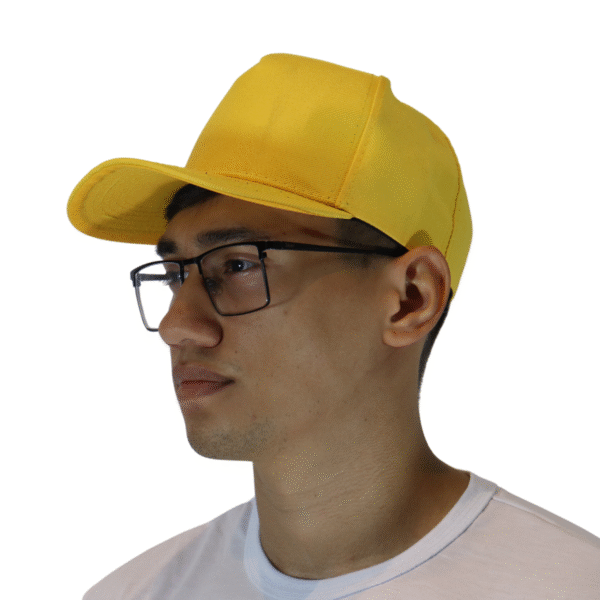 Boné americano amarelo