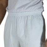 Calça masculina com elástico brim leve branco - Imagem 4