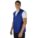 Colete masculino multiuso 9 bolsos azul royal - Imagem 2