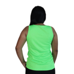 Regata feminina tecido cacharrel verde limão - Imagem 3