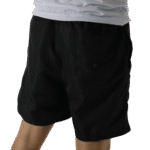 Shorts masculino com bolso lateral sarja preto - Imagem 2