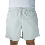 Shorts masculino com bolso lateral tactel branco gelo - Imagem 2