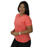 Camiseta feminina t-shirts manga curta meia malha pv melancia - Imagem 2