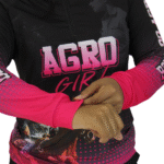 Camiseta feminina manga longa UV-50 Agro Girl aerodry - Imagem 4
