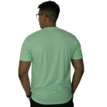 Camiseta masculina gola redonda malha pv verde bebê - Imagem 3