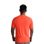 Camiseta masculina recorte com vivo manga curta cacharrel laranja - Imagem 2