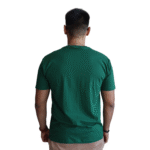 Camiseta masculina malha menegotti confort 100% algodão verde mata - Imagem 2