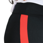 Calça feminina legging com recorte barra lateral tecido suplex vermelho - Imagem 4