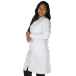 Jaleco tradicional manga longa microfibra branco - Imagem 2