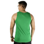 Regata masculina tradicional tecido cacharrel verde bandeira - Imagem 3