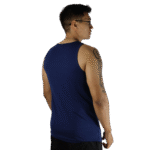 Regata masculina tradicional tecido cacharrel azul marinho - Imagem 3