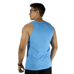 Regata masculina tradicional tecido cacharrel azul celeste - Imagem 3