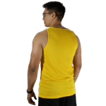 Regata masculina tradicional tecido cacharrel amarelo - Imagem 3