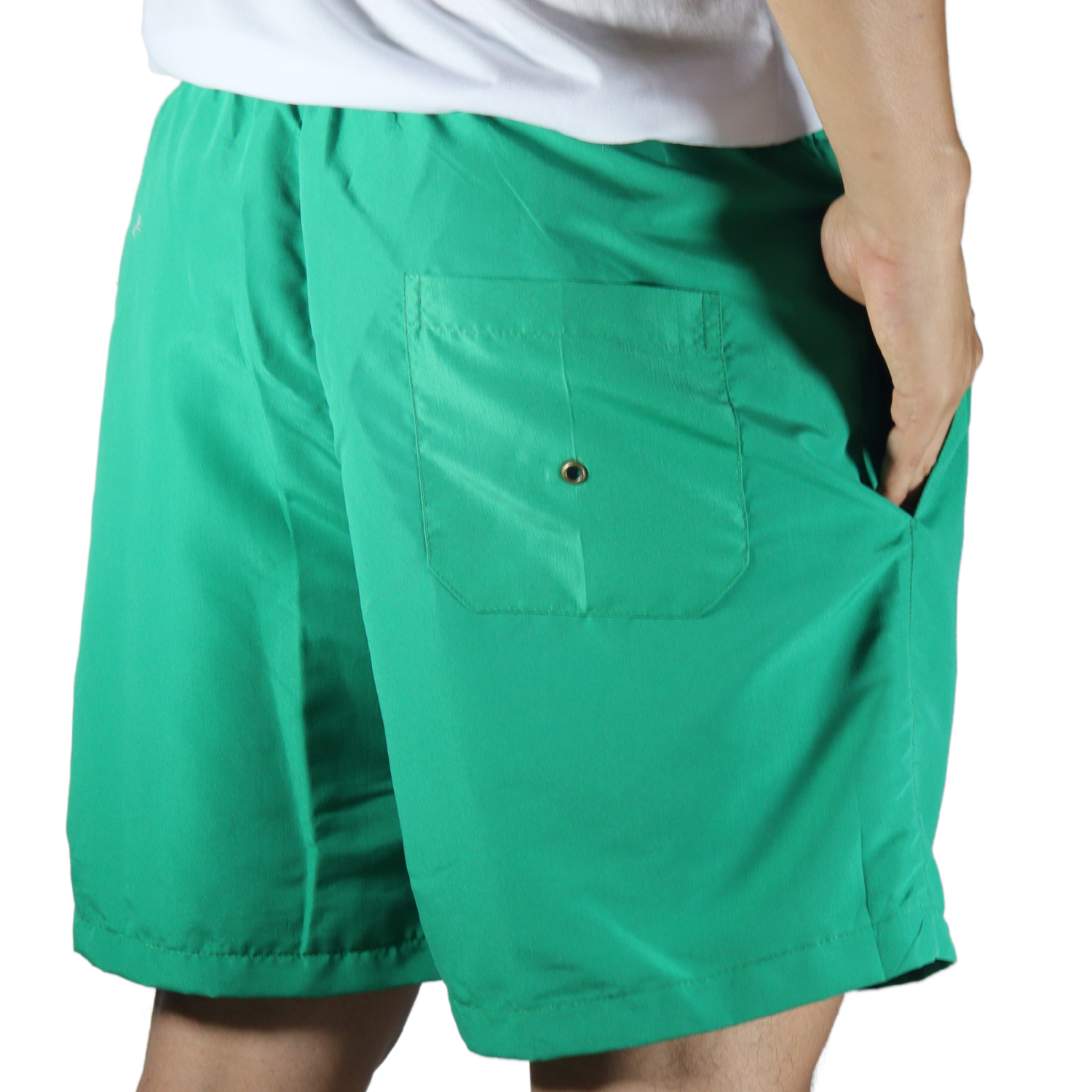3 Shorts masculino com bolso lateral tactel verde - Imagem 3