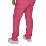 Calça feminina hospitalar oxford pink - Imagem 3