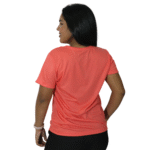 Camiseta feminina t-shirts manga curta meia malha pv melancia - Imagem 3