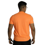 Camiseta masculina gola redonda malha pv laranja - Imagem 3