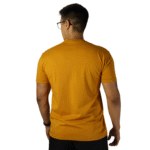 Camiseta masculina malha menegotti confort 100% algodão mostarda - Imagem 3