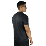 Camiseta masculina fit manga curta dry plus preto - Imagem 3