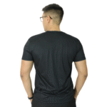 Camiseta masculina gola redonda cacharrel preto - Imagem 3