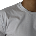 Camiseta masculina malha menegotti confort 100% algodão branco - Imagem 4