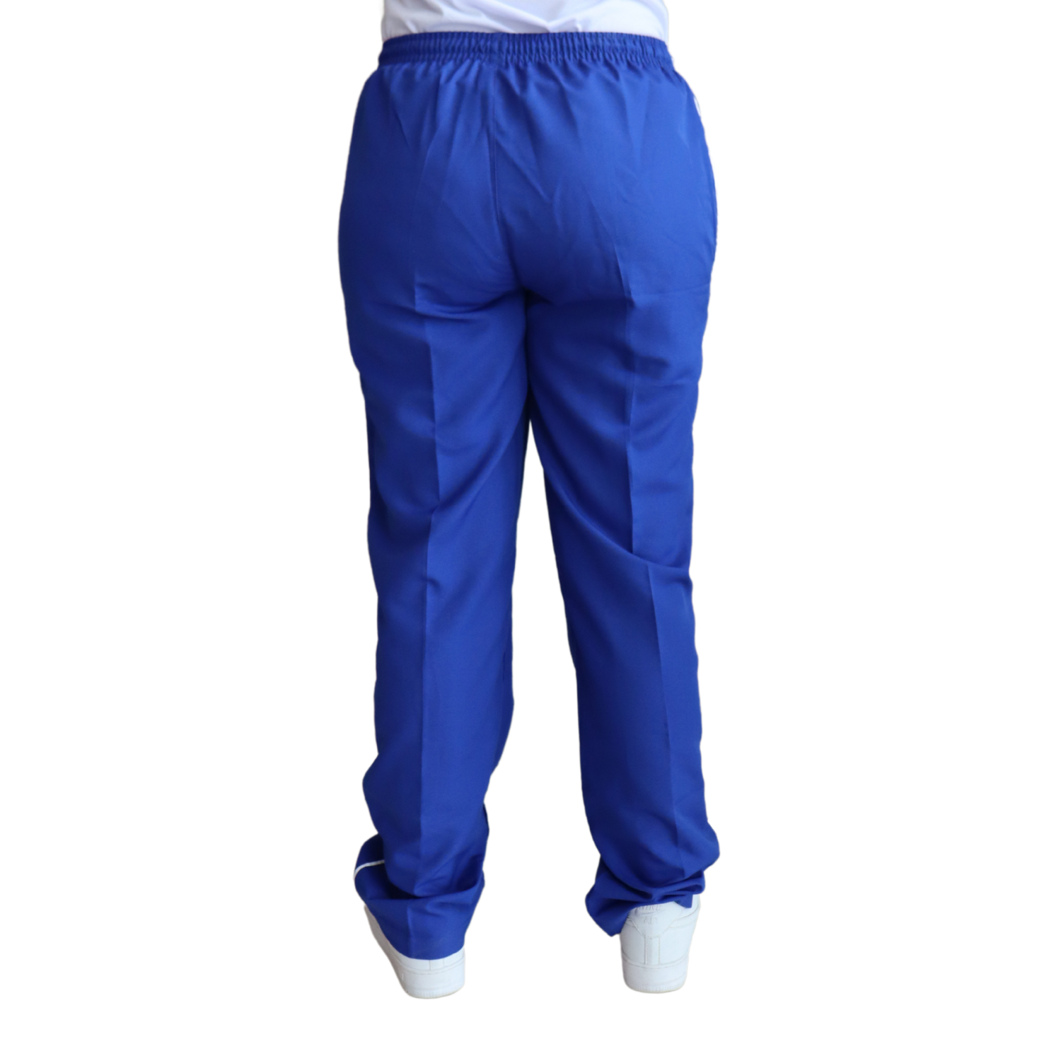 4 Calça unissex esportiva com vivos e bolsos laterais azul - Imagem 4