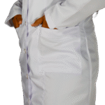 Jaleco tradicional manga longa microfibra branco - Imagem 4