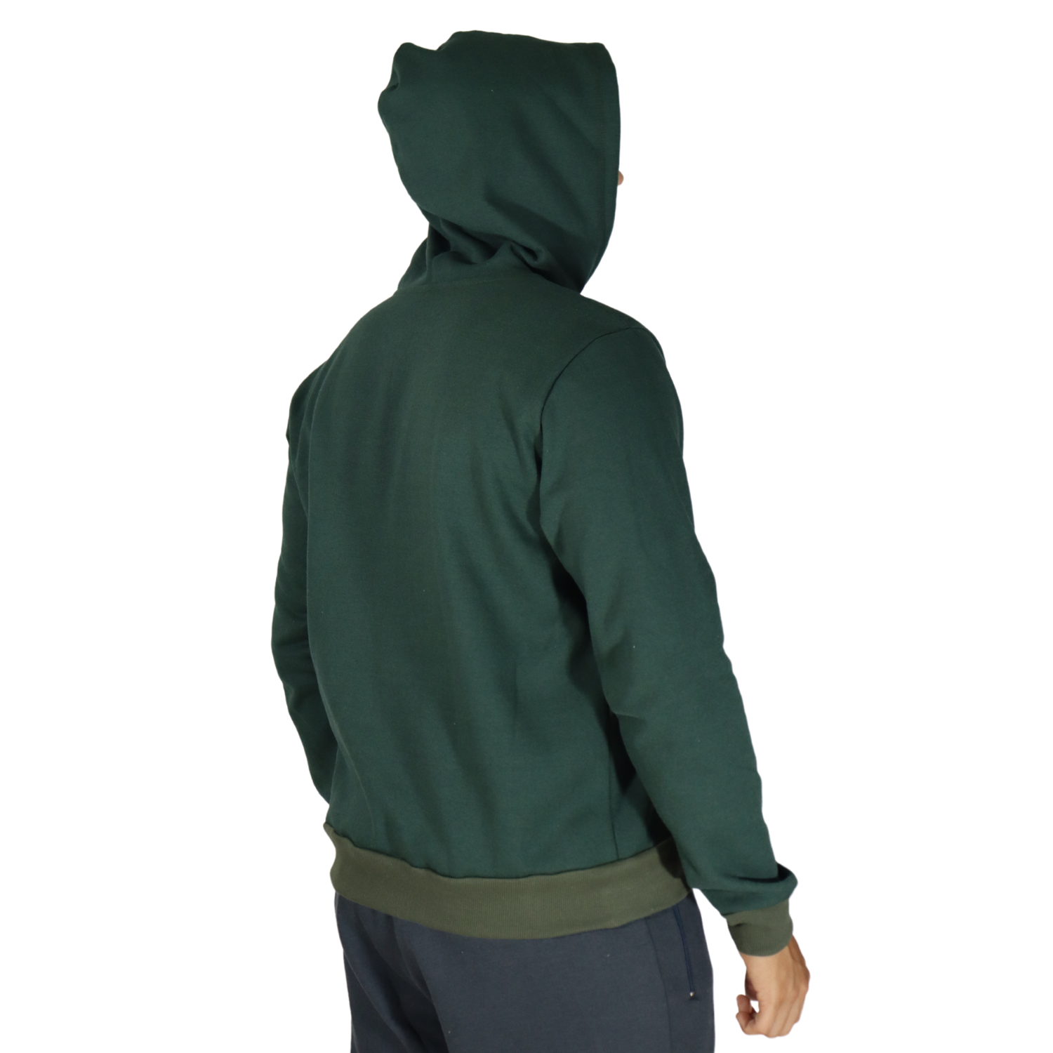 6 Agasalho masculino com capuz bolso canguru moletom verde mata - Imagem 3