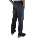 Calça masculina com elástico brim leve cinza chumbo - Imagem 4