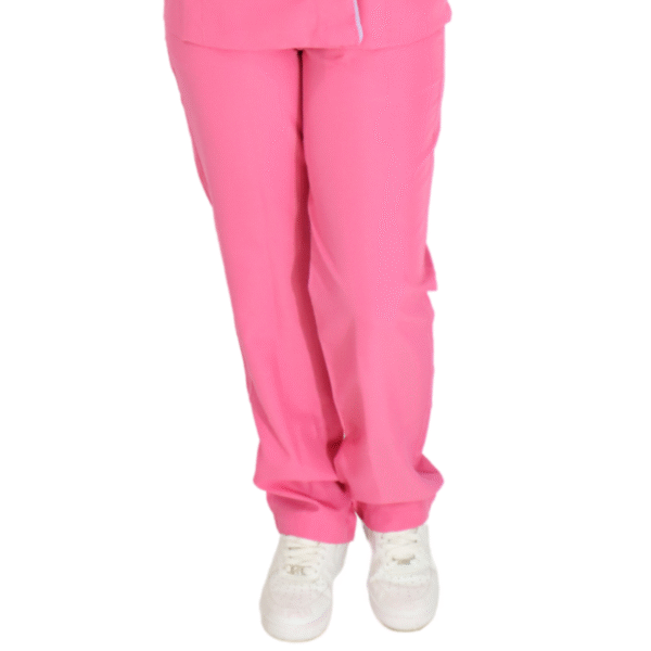 Calça feminina hospitalar oxford pink