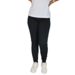 Calça feminina legging sem costura lateral tecido suplex preto