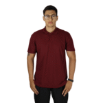 Camisa masculina polo manga curta gola pronta piquet pa vinho