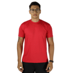 Camiseta masculina fit manga curta dry plus vermelho