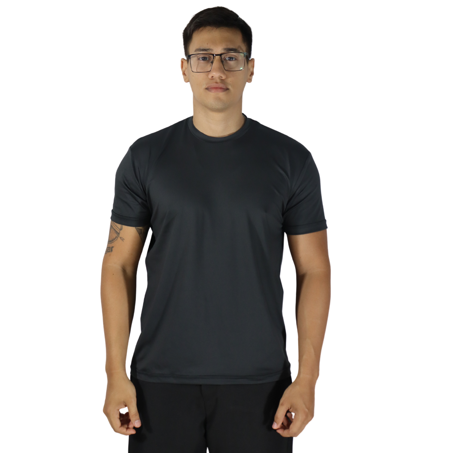 Camiseta masculina fit manga curta dry plus preto Camiseta masculina fit manga curta dry plus preto - Imagem 1