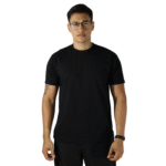Camiseta masculina malha menegotti confort 100% algodão preto