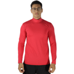 Camiseta masculina manga longa gola ata dry plus vermelho