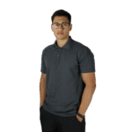 Camisa masculina polo manga curta gola pronta piquet pa grafite