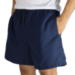 Shorts masculino com bolso lateral tactel azul marinho - Imagem 2