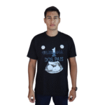 Camiseta masculina Feliz 1 Dia dos Pais algodão menegotti preto