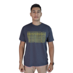 Camiseta masculina Prosperidade algodão menegotti cinza chumbo