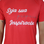 Camiseta Seja sua própria inspiração malha PV vermelha - Imagem 2