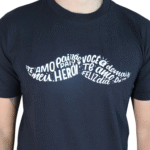 Camiseta masculina Bigode de Pai algodão menegotti preto - Imagem 2