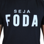 Camiseta masculina Seja Foda algodão menegotti preta - Imagem 2
