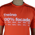 Camiseta masculina Treino 100% focado dry plus laranja genebra - Imagem 2