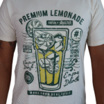 Camiseta masculina Premium Lemonade algodão menegotti off white - Imagem 2