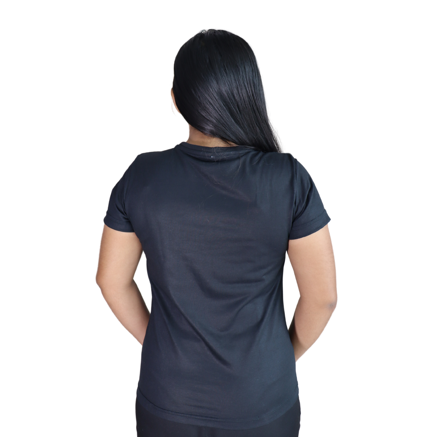 3 Camiseta feminina Warrior malha pv preta - Imagem 3