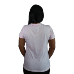 Camiseta feminina MotoPônei malha pv rosa - Imagem 3